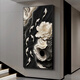 TURBOSUN porch hanging paintings face the entrance door with high-end three-dimensional western wall Jiuyu picture porch decoration painting hanging directly opposite the door Jiuyu Fengnian C 60*12035mm+transparent golden frame