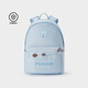 FILA (Fila) couple backpack winter men and women fashion casual backpack computer bag TUF official flagship authentic light brown gray T13U443102FBG 31*15.5*44cm