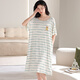 Camislo modal de verano Mujer Summer's 2025 Nuevo seda modal de seda de hielo Modal La sensación fría de manga corta se puede usar fuera de la ropa del hogar Vestido de pijama 13297 m 80-100Jin [Jin equivale a 0.5 kg] entregados antes de las 4 pm en el mismo día