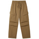 Camel (CAMEL) Wang Junkai's same style three-proof soft shell pants for men and women plus velvet warm overalls trousers M15CAWI037