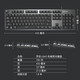 Logitech K865 wireless mechanical keyboard Wireless Bluetooth red axis keyboard Business office games e-sports dual-mode keyboard 104 key full size K845 blue axis + G502 HERO