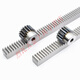JPHZNB Sporn Rack Rail Zahnoberfläche Installationsloch 1 Form 1,5 Form 2 Form 2,5 Form 3 Form Mechanischer Zahnrad Rack 45# Stahl 1 Schimmel 12121 Meter Zahn Gesicht (kein Quenching