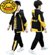 
G.DUCKKIDS boys autumn suit 2024 new boys medium-sized children spring and autumn Korean loose jacket sports two-piece set Green 140 suggestions 10-11 years old Recommended height 130 suggestions