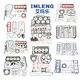 宰搂适用BMW引擎活塞环整体两件式13578系X1X3X5X6X7MINI活塞 M57