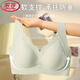 Ropa interior de la marca Langsha Narkless para mujeres con levantamiento y tirar de senos pequeños para evitar la caída y la recolección de senos laterales cómodos y hermosos estudiantes de secundaria Color de piel + gris marrón M 34/bcd]