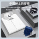 Yageor flagship official store short-sleeved shirt men's iron-free business casual professional versatile formal dress striped solid white shirt comfort blue plaid (DX6626) 43 (suitable for 160-175 Jin [Jin equals 0.5 kg])