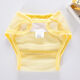 
Wei Jie Diaper Fixed Mesh Baby Newborn Baby Pants Summer Thin Breathable Baby Pants Washable Meson Artifact Diaper Band M Size (Light and Thin Mesh Breathable) 1 piece Pack Yellow + Blue (2 packs)