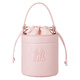MLBNY New York Yankees Dark Pattern Presbyterian Drawstring Renovation Crossbody Small Bucket Bag Handbag Regular Women's Style Black + Gift Bag