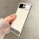 Bevorzugt zu Xiaomi Mixfold4 Mobile Handy Hülle Klappschirm Schutzhülle Silber kleine frische kleine Punkte Love Creative Oil Edge Silberöl Kante Nadelstreifen kreative Liebe 9767 Xiaomi Mixfold3