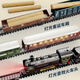 Simulate Electric rétro Thomas Train Track Set Toys Children's High-Speed ​​Train EMU Car Boy Model Batter