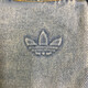 Adidas Clover Women's Pants 2025 Spring New Product Wide-Level Washed Denim Sport Pants Scimitar Pants JX9212 JX9214 Dark Blue_Gradial 30
