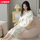 Hengyuanxiang-Pyjamas für Frauen im Sommer im Sommer können reine Baumwoll-Kurzärmel-Hosen an der Außen- und Gelegenheits-Wotwoll-Heimkleidung für Frauen getragen werden.
