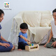 Plantoys Montessori frühe Bildung Kinder Kinder Spielzeug Kausalbeziehung Holzschlag Tischform 5396 5396_Hammer Ball