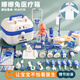 
Nebula baby children little doctor toy suit clothes role play clothing stethoscope medicine box injection tool box boy