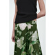 COS Women's Green Viscose Skirt 1222360002 32