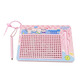 MPPMCK Yuanqi Sport Süßes Haustier Großer Tablette unkomprimierte magnetische Stahlkugel Graffiti Malting Board Schlüsselbein Anhänger kleines Spielzeuggeschenk Yuanqi niedliche Haustier-Tablette Magnetische Perlenrosa