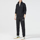 Adidas men's autumn and winter sports suit, fitness training, comfortable breathable stand collar jacket, jacket, running casual trousers, H12217+GK9226 XL