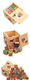27 gedruckte englische Buchstabe Baustein Box English Learning Building Block Kinder Bildung Frühschulspielzeug Holzspielzeug zufällig gesendet