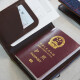 harris tweed Harris handmade passport clip travel multi-function portable air ticket certificate bag card bag Queen Mother Citizen