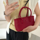 Calculat / Keen Korean Niche Mini Red Red haut-de-four sac à main 2025 Fashion Handbag Retro Retro Polyday Crossbody Sac Femmes Noir