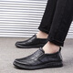 
Red Dragonfly handled leather soft leather men's leather shoes soft sole business anti-slip PU casual shoes wear-resistant men's shoes odor-proof f882 black 42