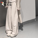Woodpecker (TUCANO) 2025 early autumn new long over-knee sweater jacket knitted cardigan for women in autumn and winter Korean lazy style coat Apricot color S recommended 75-95Jin [Jin equals 0.5 kg]