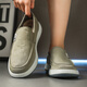 JETRAM men's shoes 2025 new summer thin soft sole lightweight non-slip breathable mesh shoes steadily casual cloth shoes YW-1473 military green 44