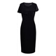 Roeyshouse Roye elegantes schlankes Kleid für Frauen 2025 Sommer Neues Design Sex Rock 12003 Schwarz S