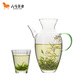 Bama Tea Industry Handheld Pot Tea Set One Pot One Cup Combination High Borosilicate Glass Teapot Tea Cup Suitable for Hot and Cold Pot 300ml + Cup 60ml