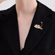 Kamalun (KAMALUN) 2025 new brooch, high-end female elegant temperament, versatile corsage, high-end suit accessories, trendy gift for girlfriend, confession gift three-piece brooch set