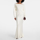 Victoria Beckham Cotton und Seidenblende P01053826 White XS CN 160/84