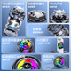 Chuan Gu [Magnetic Back Clip Dual Uso] Radiador Mobile Radiator Magnetic Live Broadcast de Tableta Especial Refriamiento Refacto Refrigerante Juego de semiconductor Android Chicken King King Genshin Impacto Mobile Juego periférico