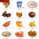 Pupan Baby Tarde Education Card Food Food sustantivo Autismo cognitivo Capacitación del desarrollo del lenguaje para niños Ayudas de enseñanza 67 alimentos 4 pulgadas