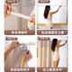 Zhizhu full blackout without punching installation telescopic rod curtain sunshade and heat insulation 2026 new bay window rental room cloth gauze integrated beige sunshade and heat insulation 1.5m*1.8m free punching Roman rod