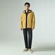 Lilang Windbreaker Men's Jacket Hooded Waterproof Jacket Men's Autumn 2025 New Business Commuting Outdoor Men's Jacket Sallow (G5QFY8213Y) XL 175/92A