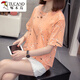 Woodpecker plus taille 2025 NOUVEAU T-shirt à manches courtes en coton pur pour femmes pour femmes Fat MM Sliminy Sliminy et haut de base massif pour les femmes 9928 Gray XL 120-140Jin [Jin est égal à 0,5 kg]