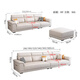 
Jianxin genuine leather sofa living room 2025 new small apartment straight-row sofa three-person modern simple leather sofa 966