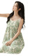 
TTPMER suspender nightgown gauze summer with chest pad sexy and fashionable summer thin sweet sleeveless pajamas outside home clothes 6627 suspender skirt [cloud woven] M Recommended [80-100Jin [Jin equals 0.5 kg]]