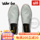 Walker Shop帆布鞋男夏季新款百搭透气懒人一脚蹬冰丝布鞋男套脚老北京布鞋男 绿色 40