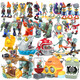 Pflanze vs. Zombies Echt autorisiertes Spielzeug Kinderanzug Boy Figure Model Full Gift Box Serie 686-124 [Storage Box Stool] Hartes Gummi 21-Stück-Set für Karte