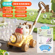 Huangen Push Toys Kinder Handheld Blase Blas Machine Puzzle Kleinkind Baby Walking Cart 1-2-3 Jahre alte Säuglinge