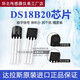 DS18B20三通螺纹温度传感器一二三四六分一寸防水管道不锈钢探头 螺纹探头直径和长度可定制