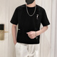 Qiao yilun kurzärmeliges T-Shirt Herren Sommer Top Simple und vielseitiger Trend 2025 Neue trendige Marke Slim und Handsome Männer halbärmelig T 1101-1-9226-White M