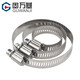 Guwanji 304 stainless steel hose clamp quick installation gas pipe buckle clamp strong water pipe clamp clamp fixed ring clamp pipe clamp M6-12 10 pieces (Xiaomei) 304