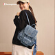 Champion US Champion 2025 Nouveau sac à dos pour les femmes et les hommes Fashion sportive décontractée Dundo Bag 25fwp06 Bleu moyen