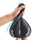 Riese (Riese) eignet sich für ATX660 Accessoires 830/777/720 Fahrradkissen Mountainbike Super Soft Seat Cushion Cover Schwarz und Weiß [Stoffkordelstring/Weiches Silikon/Anti-Schlupf-Pellet