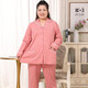 Yiruocai großer Pyjamas für Frauen 200 Jin [Jin ist gleich 0,5 kg] plus Fett plus großer Frühlings- und Herbst-Frauen-Pyjamas extra großgröße 300 Jin [Jin ist gleich 0,5 kg] High-End-Design Sense Rund Hals 9274 Dunkelblau Durchschnittsgröße XL135-160 Jin [Jin entspricht gleich) Jin gleich.