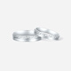 Saturday Fortune PT950 platinum ring for women crushed ice platinum birthday gift B0115814 No. 13, about 3.52g