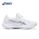 ASICS badminton shoes for men and women GEL-ROCKET 12 official flagship 2025 new professional training shoes white 40
