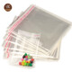 Adecuado para bolsas de plástico, bolsas autoadhesivas, tiras largas, pequeñas bolsas de embalaje transparentes, bolsas BL, 5 bolsas de almacenamiento de alambre, 100 BL4 Cableos, 17*21 (18+3) 100 piezas, 13298